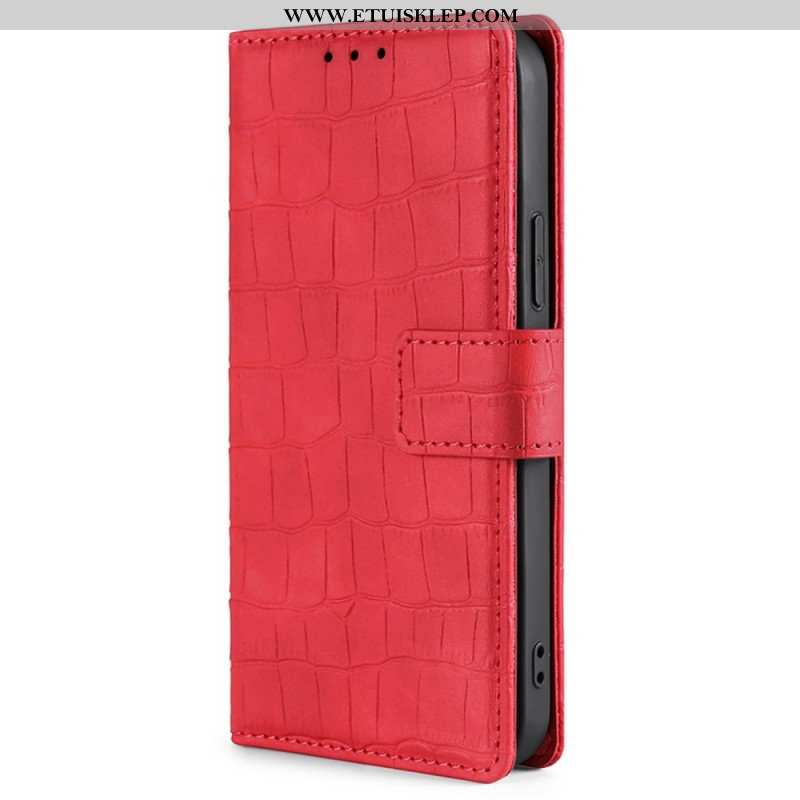 Etui Folio do Xiaomi Redmi Note 12 5G Krokodyl